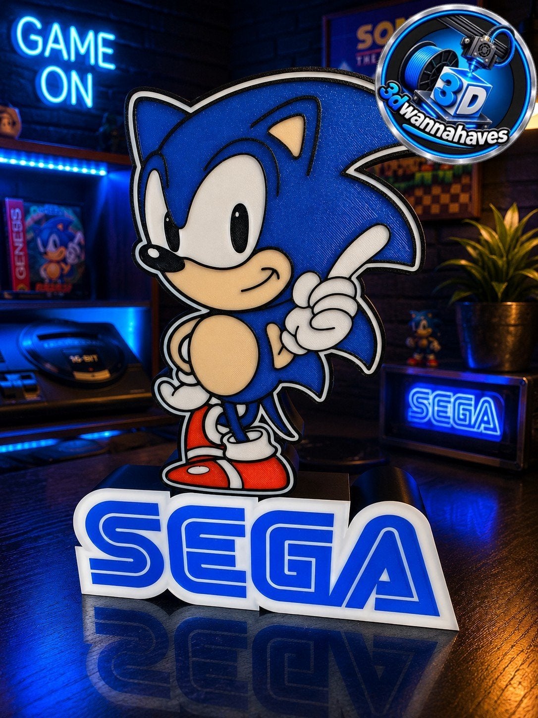 Deze prachtige Sega lichtbak is een echte must-have..., Ophalen of Verzenden, Nieuw, Lichtbak of (neon) lamp
