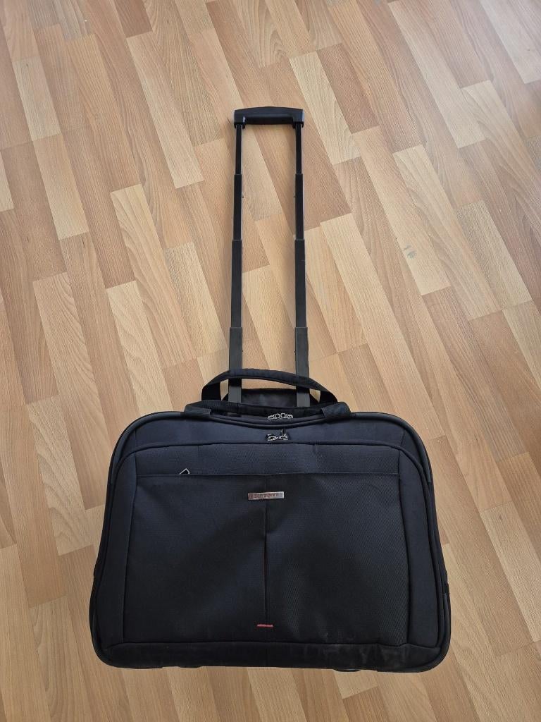 Sac cabine Samsonite à roulettes, Enlèvement ou Envoi, Utilisé, Noir, Roulettes