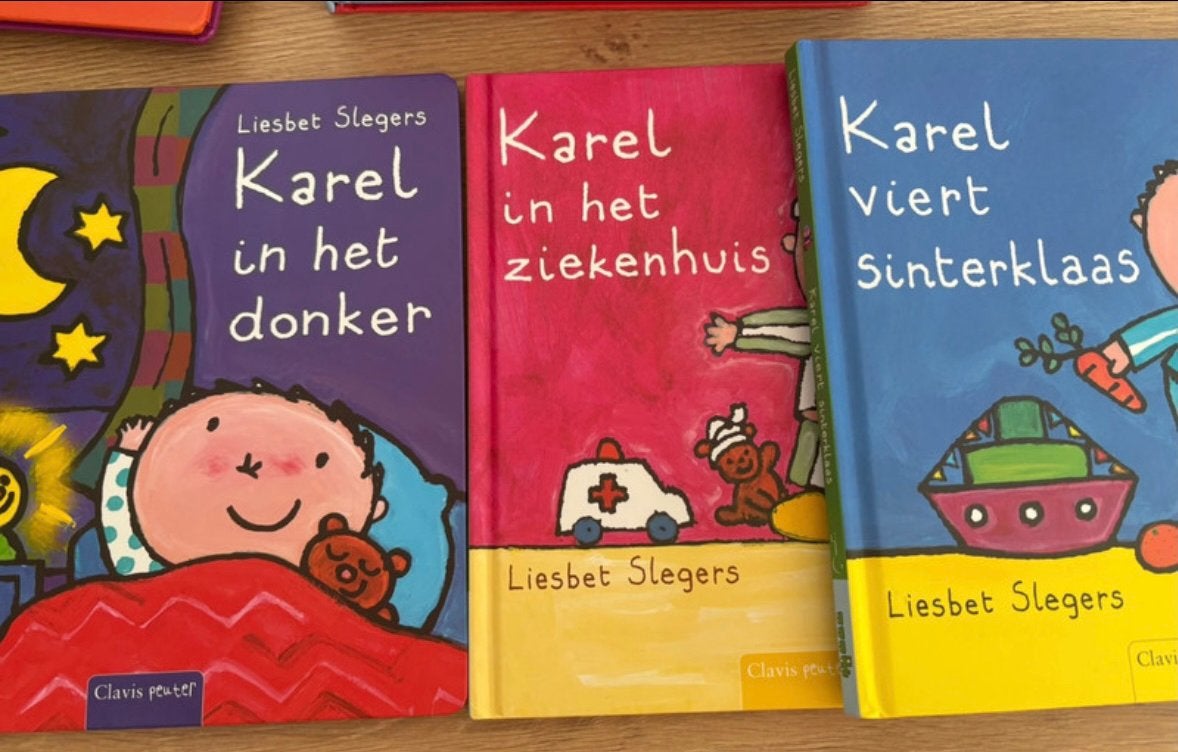 Set van 3 Karel boekjes (Liesbet Slegers) Omschrijving:, Boeken, Ophalen, Zo goed als nieuw
