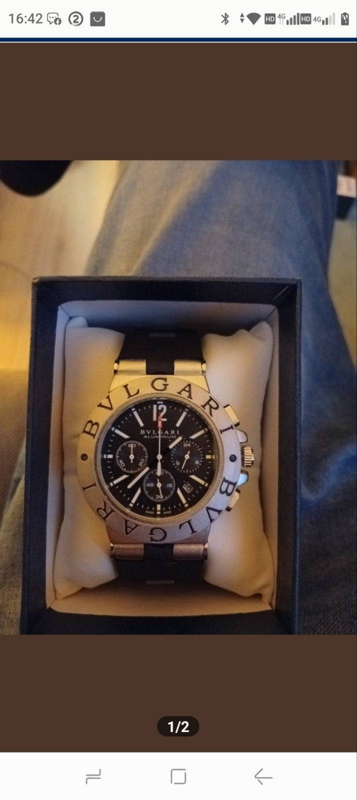 Heren Horloge BVLGARI Chonograaf, Handtassen en Accessoires, Horloges | Heren, Overige merken, Staal, Polshorloge, Overige materialen