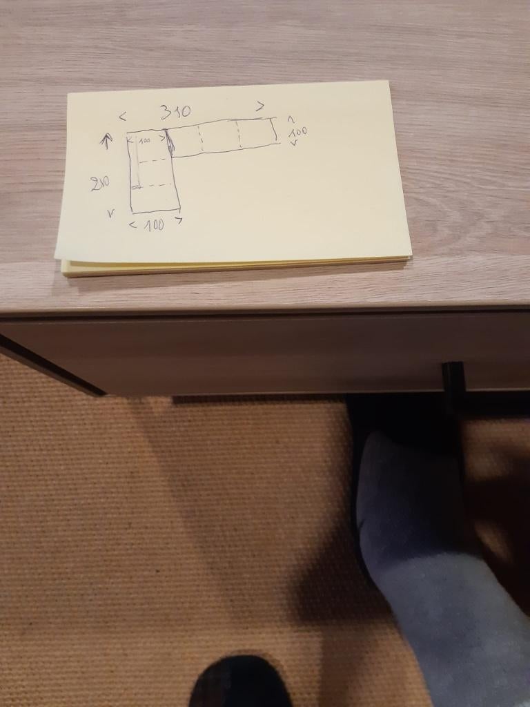 hoekzetel te koop, Huis en Inrichting, Zetels | Zetels, Ophalen, Gebruikt, 150 cm of meer, 250 tot 300 cm