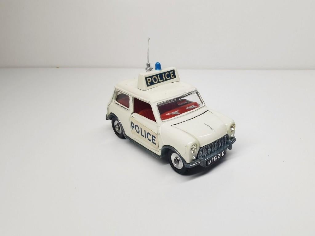 BMC MORRIS Mini 1300 Cooper Mk1 POLICE 1/43 DINKY TOYS NEUVE, Ophalen of Verzenden, Nieuw, Auto, Dinky Toys