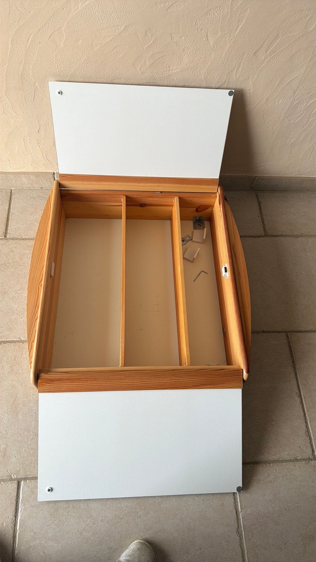 Armoire pharmacie avec miroir, Enlèvement, Utilisé, Bois