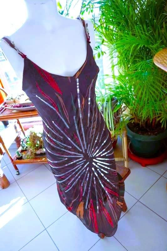 chic uitstralend bijzonder sierlijke jurk, Kleding | Dames, Jurken, Overige kleuren, Ophalen of Verzenden, Deluxe Collection, Maat 36 (S)