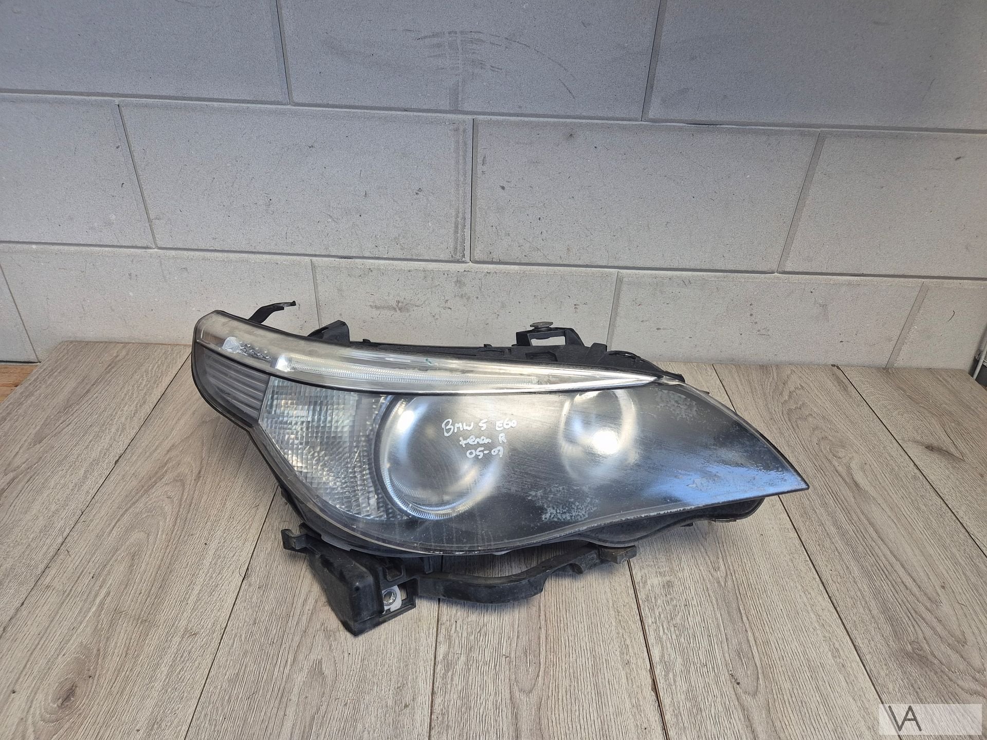 Koplamp rechts xenon van BMW 5 serie E60 / E61 2005 tot 2007, Gebruikt, -, -, Ophalen of Verzenden