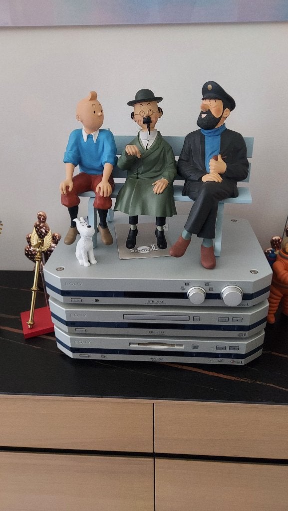 Figurine tintin  haddock  et tournesol  1250 euros  pièce, Enlèvement ou Envoi, Tintin, Neuf, Statue ou Figurine