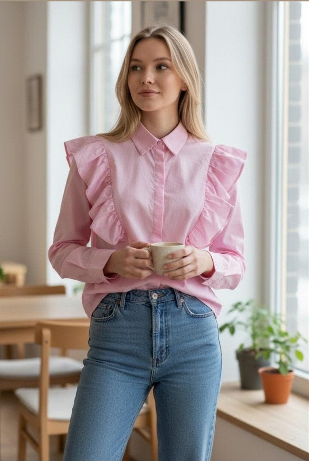 LOAVIES Blouse Maat S - Zo goed als nieuw, Ophalen of Verzenden, Roze, Maat 36 (S), Loavies