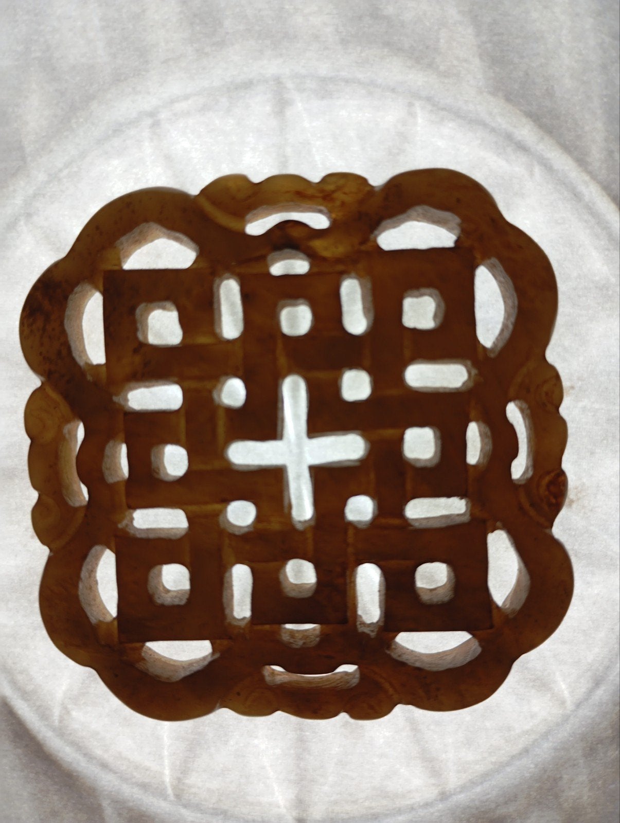 Amulet in Jade, Qing China, Ophalen of Verzenden