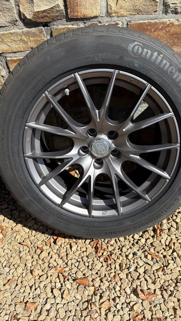 Velgen + banden, Auto-onderdelen, Banden en Velgen, Ophalen, 18 inch, Gebruikt, 255 mm