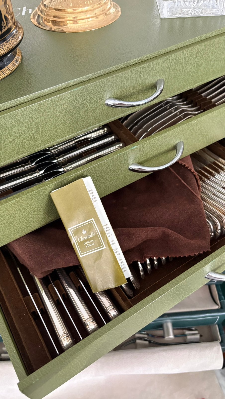 Magni ménagère Christofle en métal argenté Coffret d’origine, Enlèvement ou Envoi