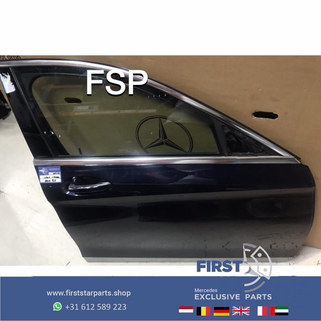 W205 DEUR RECHTS VOOR Mercedes C Klasse RECHTER PORTIER 2014, Utilisé, Droite, Porte, -
