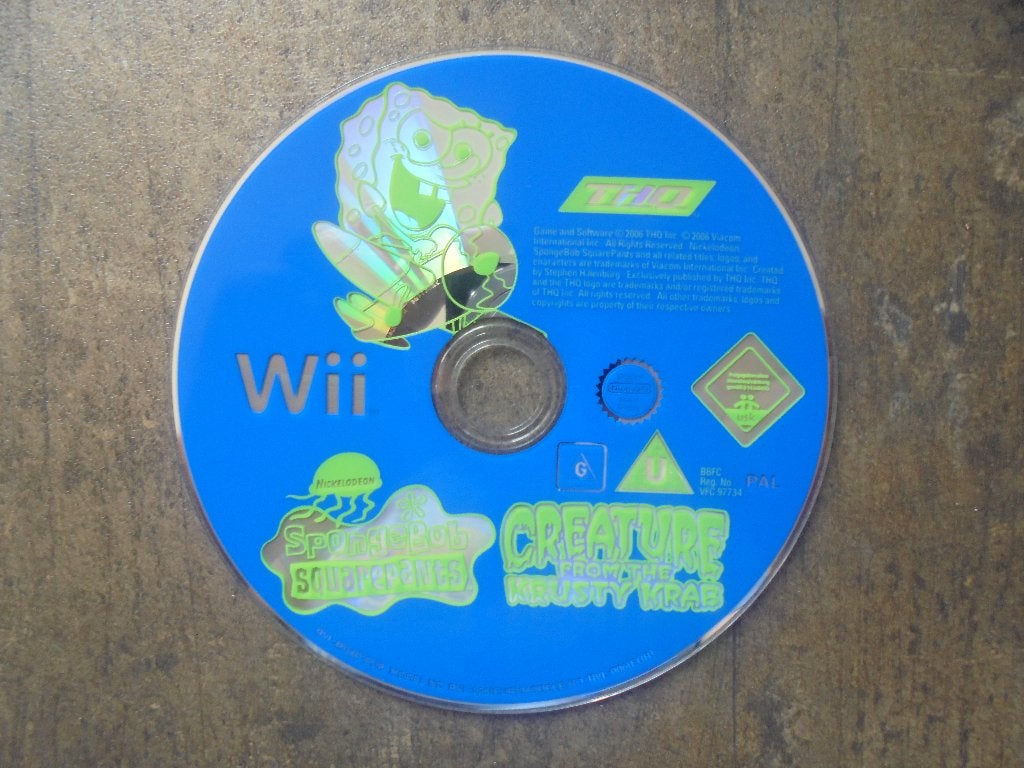 SpongeBob SquarePants voor Wii (zie foto's), Games en Spelcomputers, Games | Nintendo Wii, Avontuur en Actie, Gebruikt, 1 speler