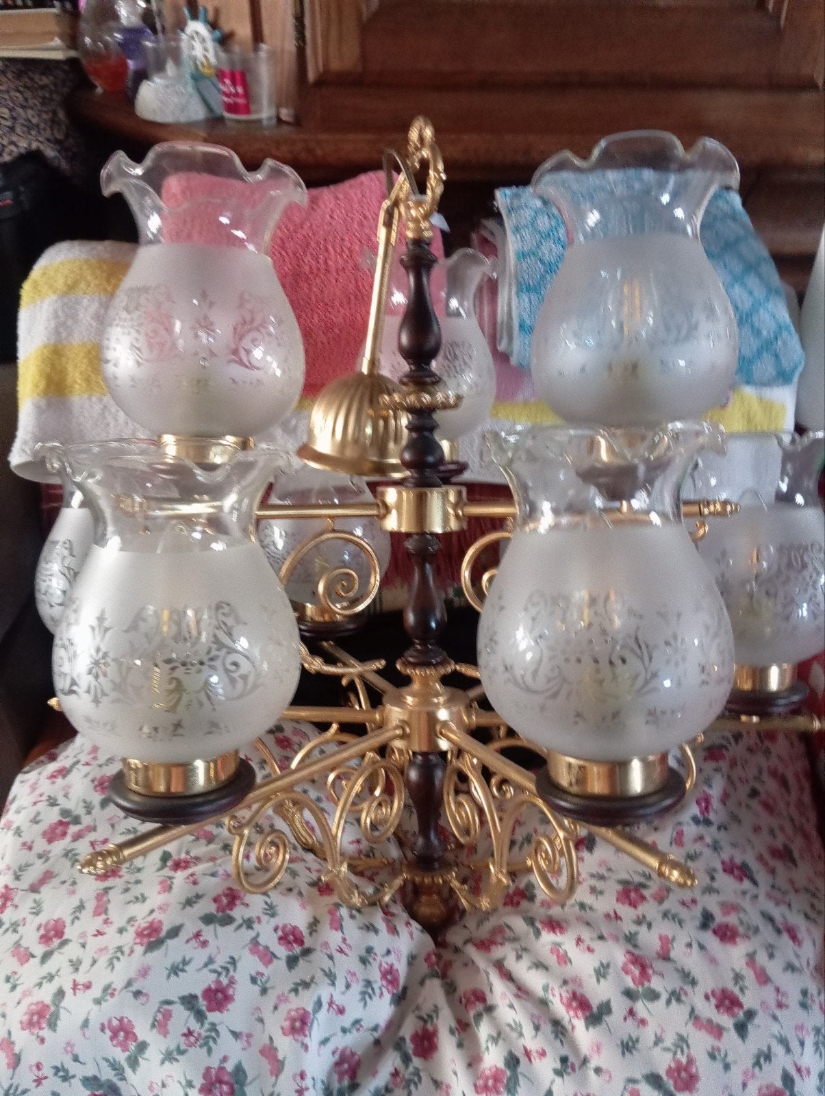 lustre salon living, Enlèvement