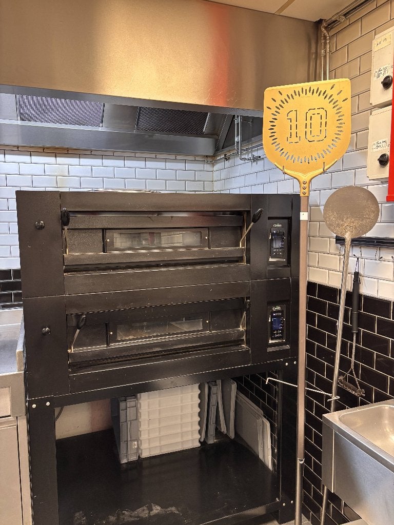 Cimav professionele dubbele pizzaoven 2x MD/S-B16-Blackline, Elektronische apparatuur, Ovens, Ophalen, Oven, Hete lucht, Vrijstaand