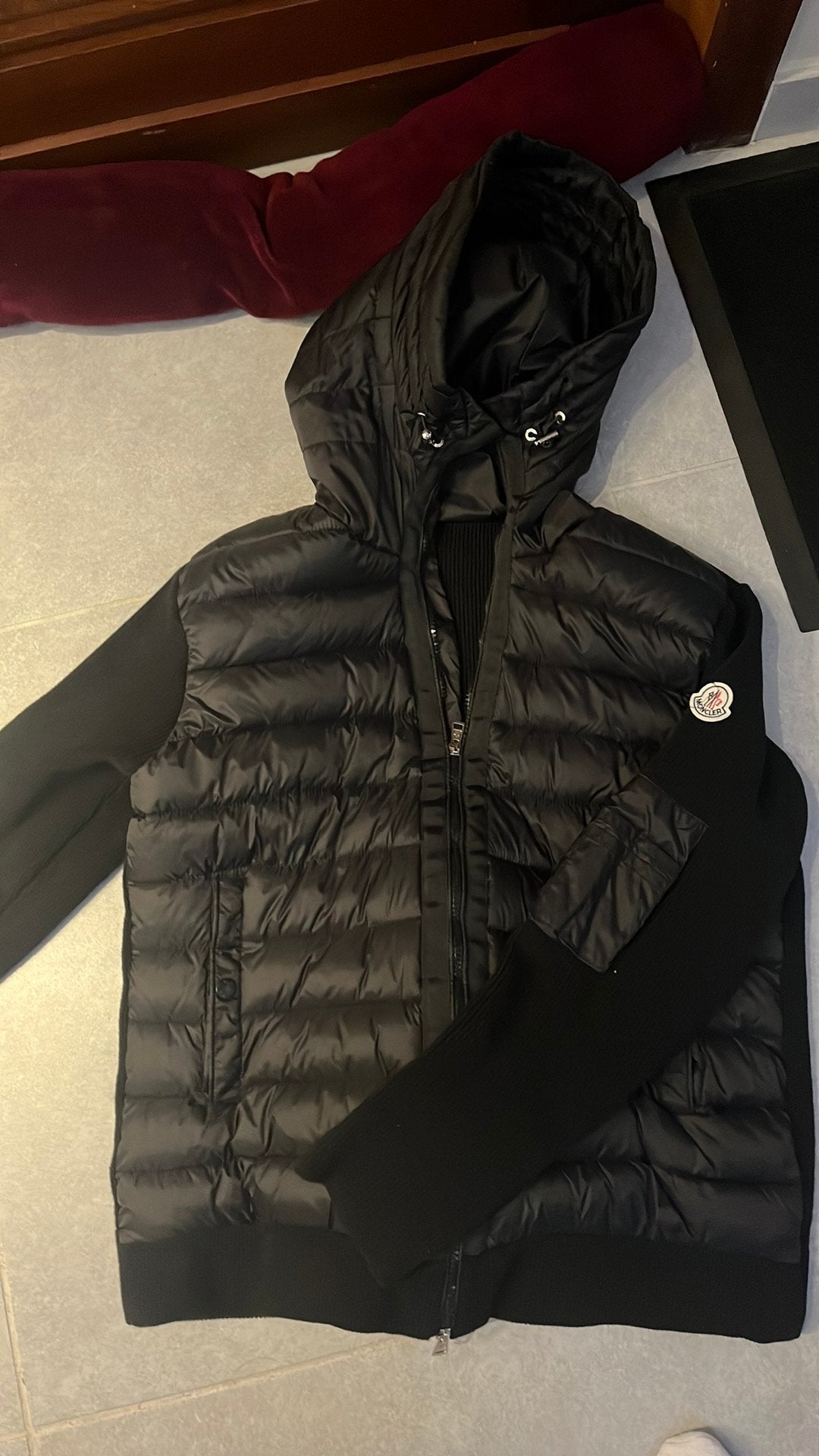 Moncler jas, Enlèvement ou Envoi, Comme neuf, Taille 48/50 (M)