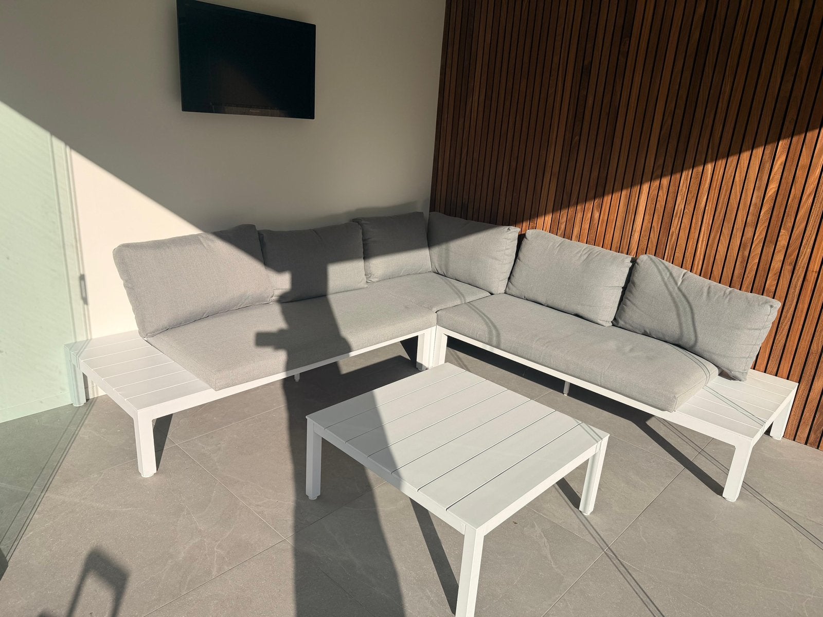 Loungeset, Ophalen, 5 zitplaatsen, Gebruikt, Bank