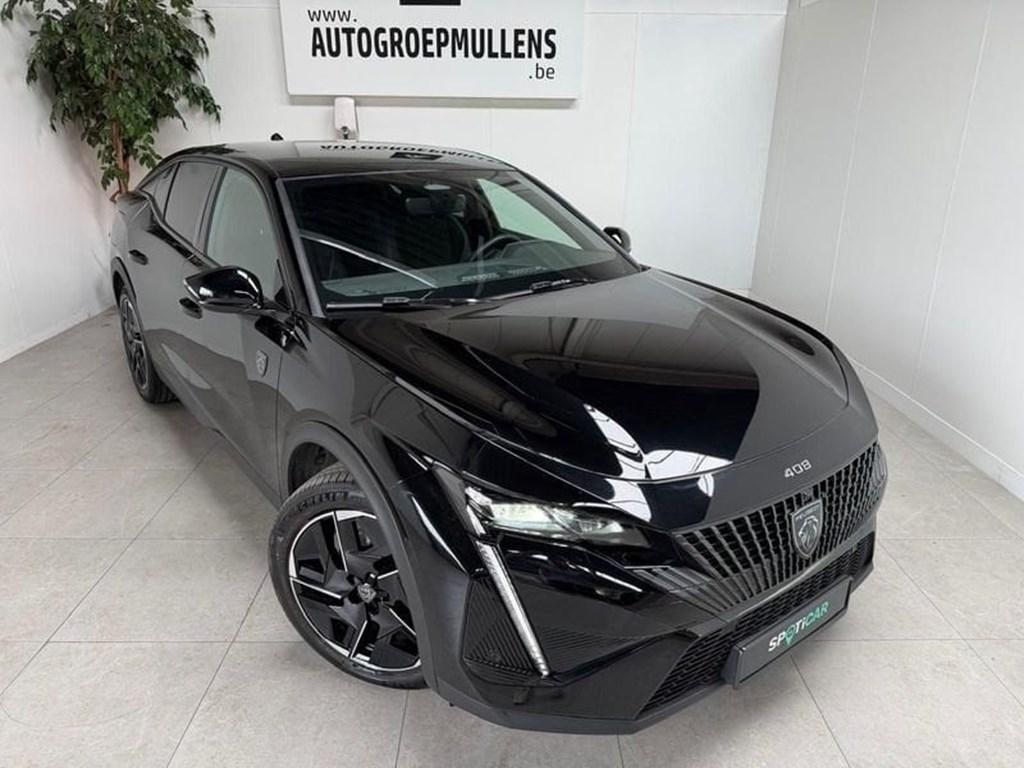 Peugeot 408 Hybrid GT e-DSC6, Auto's, Peugeot, 136 pk, Zwart, Bedrijf, 5 zetels