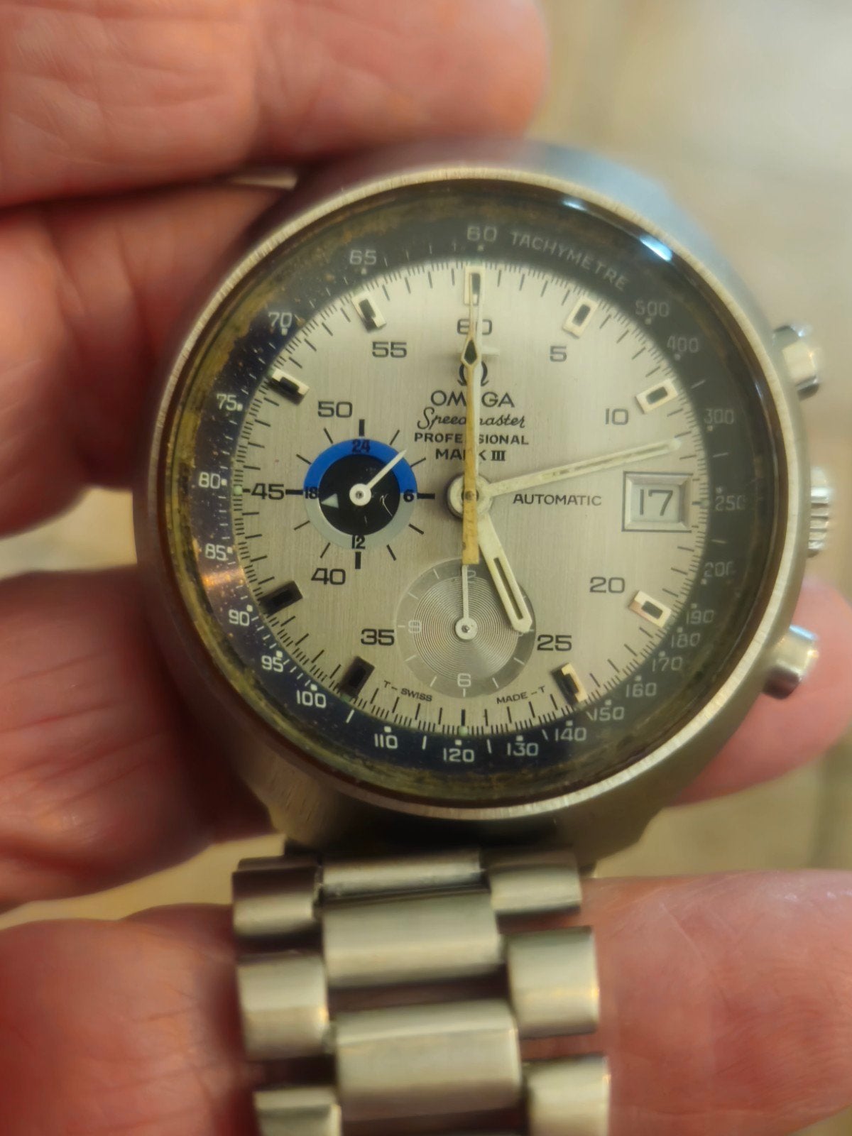 Seepmaster Mark LLL Omega horloge, Ophalen of Verzenden, Zilver