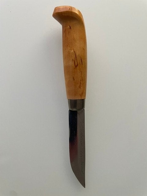 Vintage J Marttiini Finland Puukko/Fins mes met leren schede, Ophalen