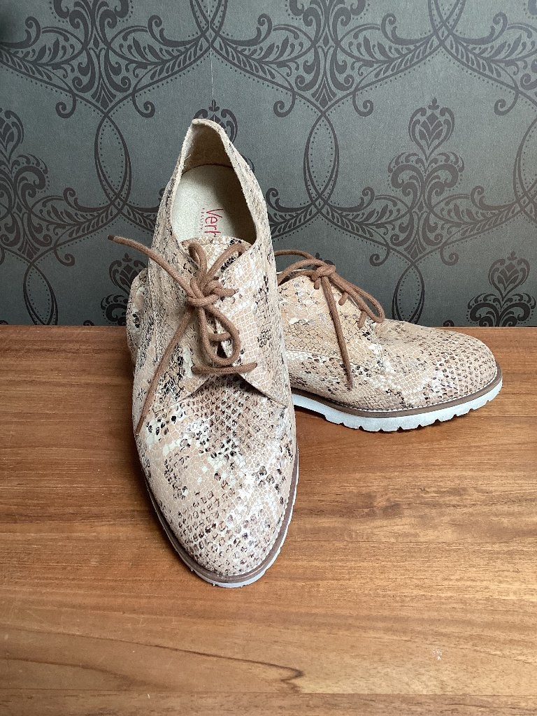 Chaussures à lacets Verhulst 39 beiges, Enlèvement ou Envoi, Beige, Verhulst, Comme neuf