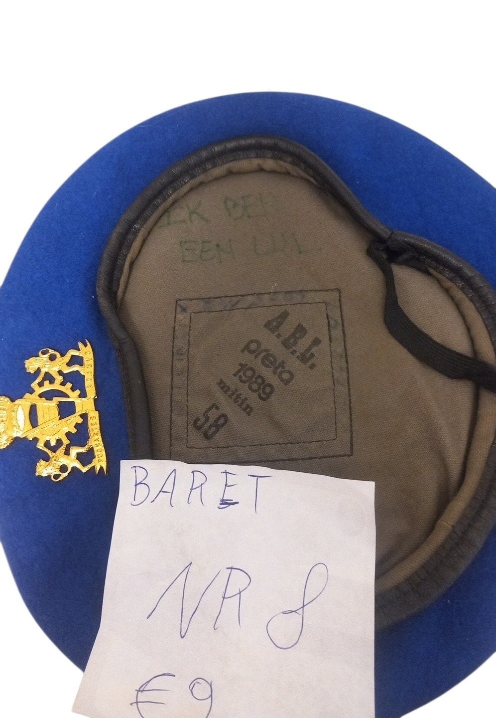Bérets de l'armée belge (annonce 1), Collections, Objets militaires | Général, Enlèvement ou Envoi