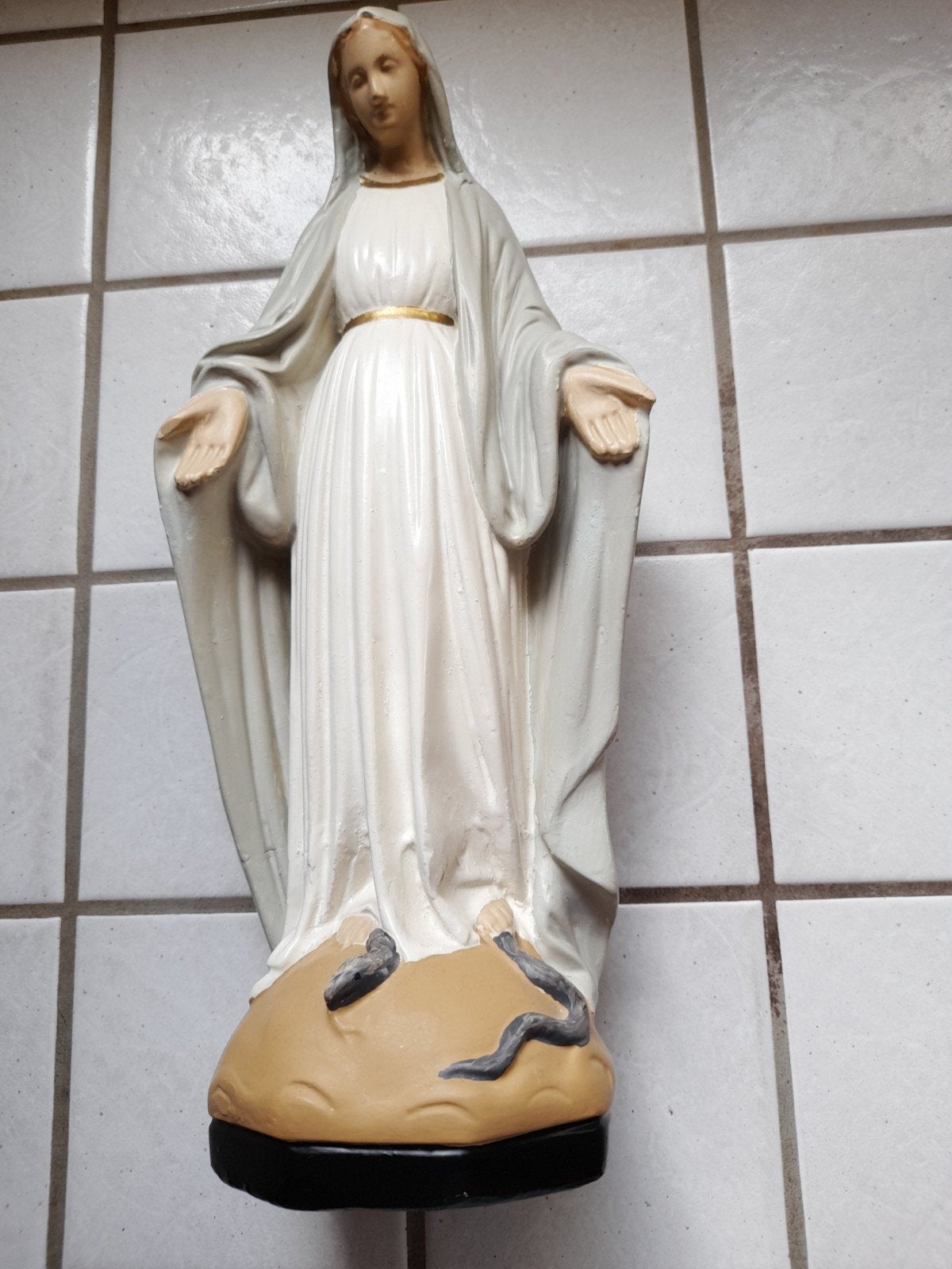 Religieus beeldje, O.L.Vrouw , perfecte staat, Antiek en Kunst, Ophalen of Verzenden