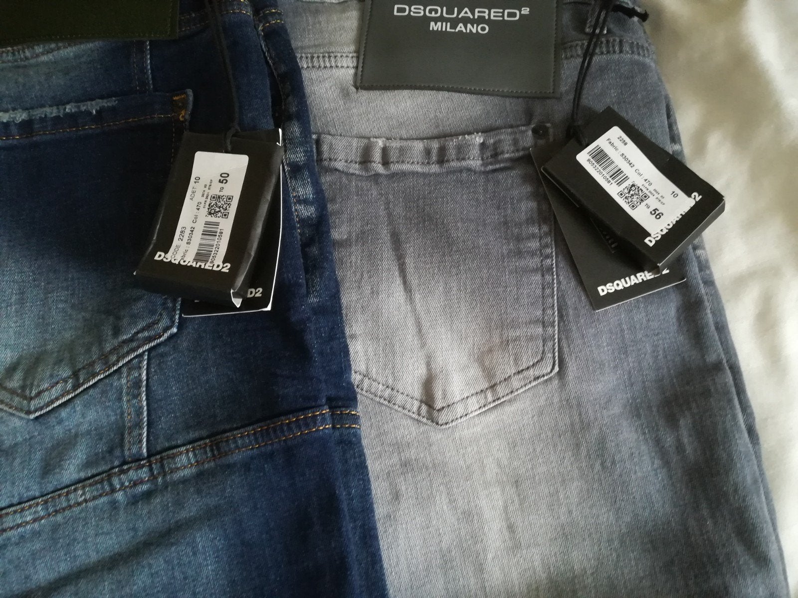 2 jeans Dsquared2 neufs avec étiquettes (poss. faire offre), Ophalen of Verzenden, Blauw