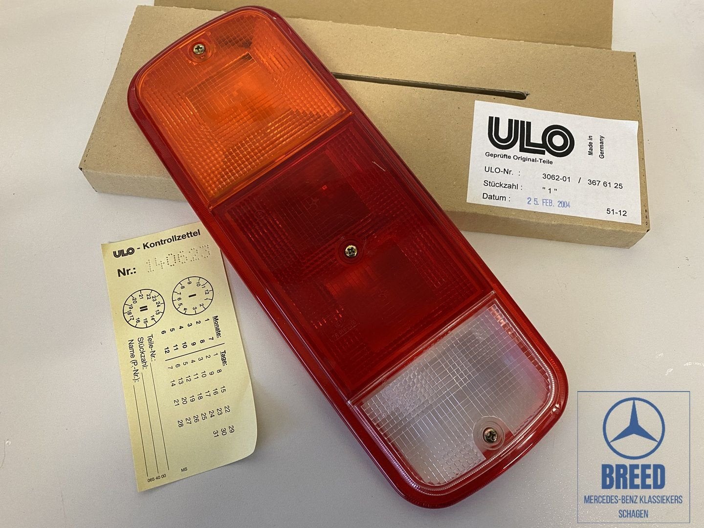NOS achterlichtglas voor Mercedes-Benz W601 W602 W611 T1 TN, Auto-onderdelen, -, Nieuw, Ophalen of Verzenden, -