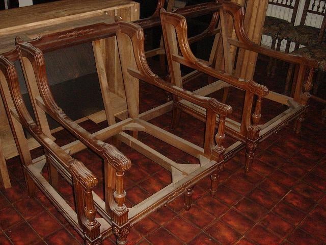Partij rompen bankstel fauteuil zetel Louis XV Louis XVI, Antiek en Kunst, Ophalen