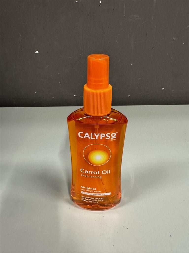 Calypsa Original Tanning Accelerator Carrot Oil Spray 200 ml, Handtassen en Accessoires, Uiterlijk | Lichaamsverzorging, Ophalen of Verzenden