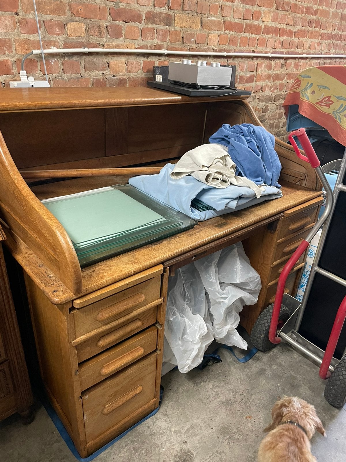 Bureau et chaise en bois complet, Huis en Inrichting, Kasten | Secretaires, Ophalen, Gebruikt