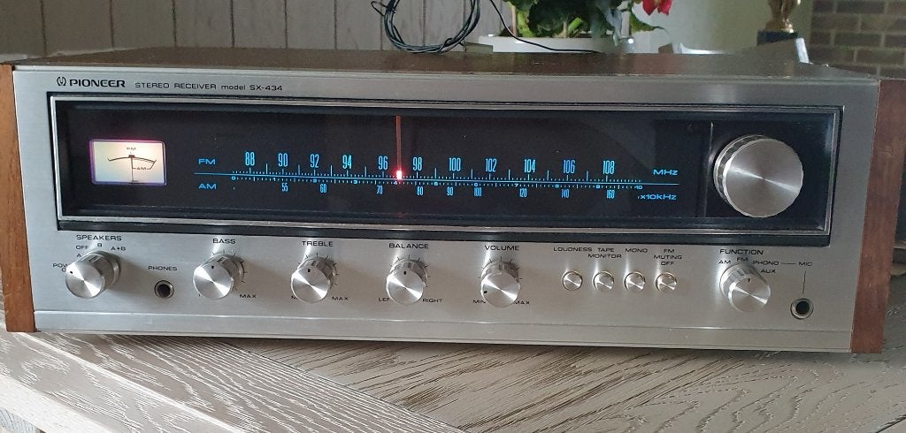 Versterker Pioneer SX434, Audio, Tv en Foto, Versterkers en Ontvangers, Ophalen, Gebruikt, Pioneer, Minder dan 60 watt