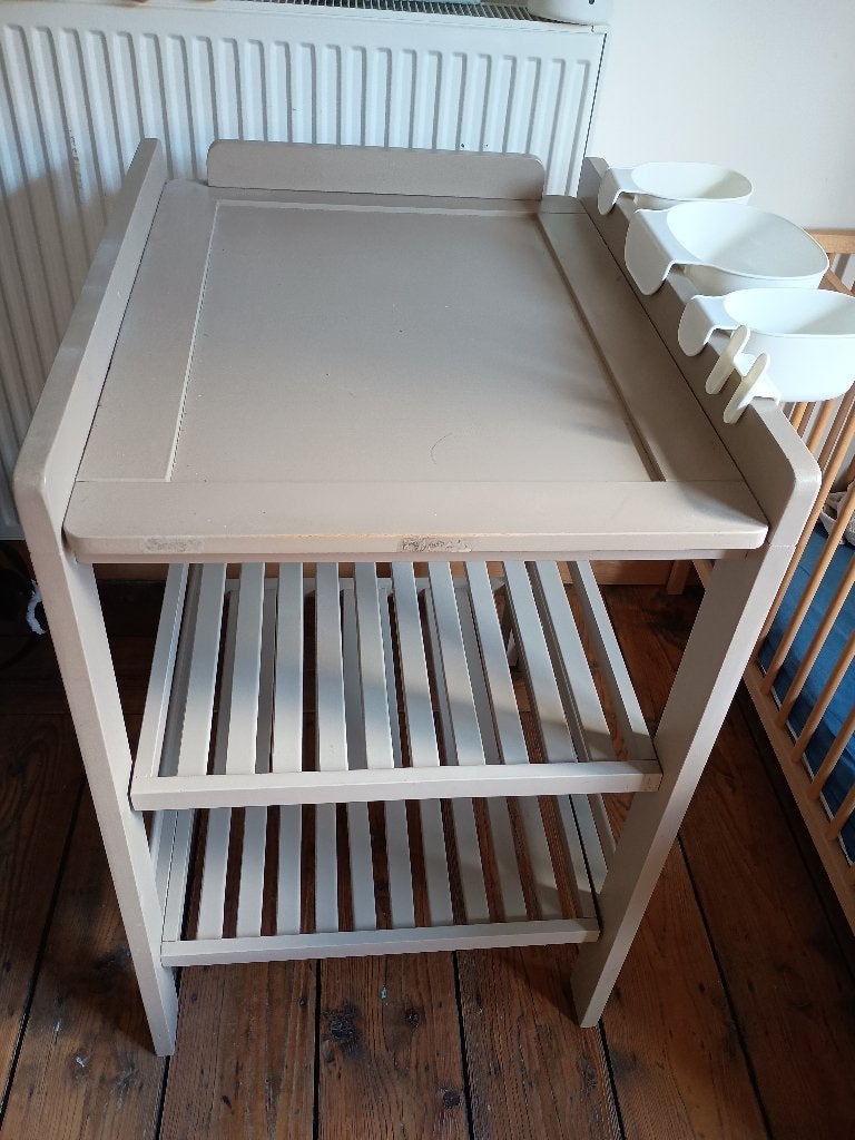 Verzorgingstafel quax taup, Ophalen, Gebruikt, 70 cm of meer, 90 tot 105 cm