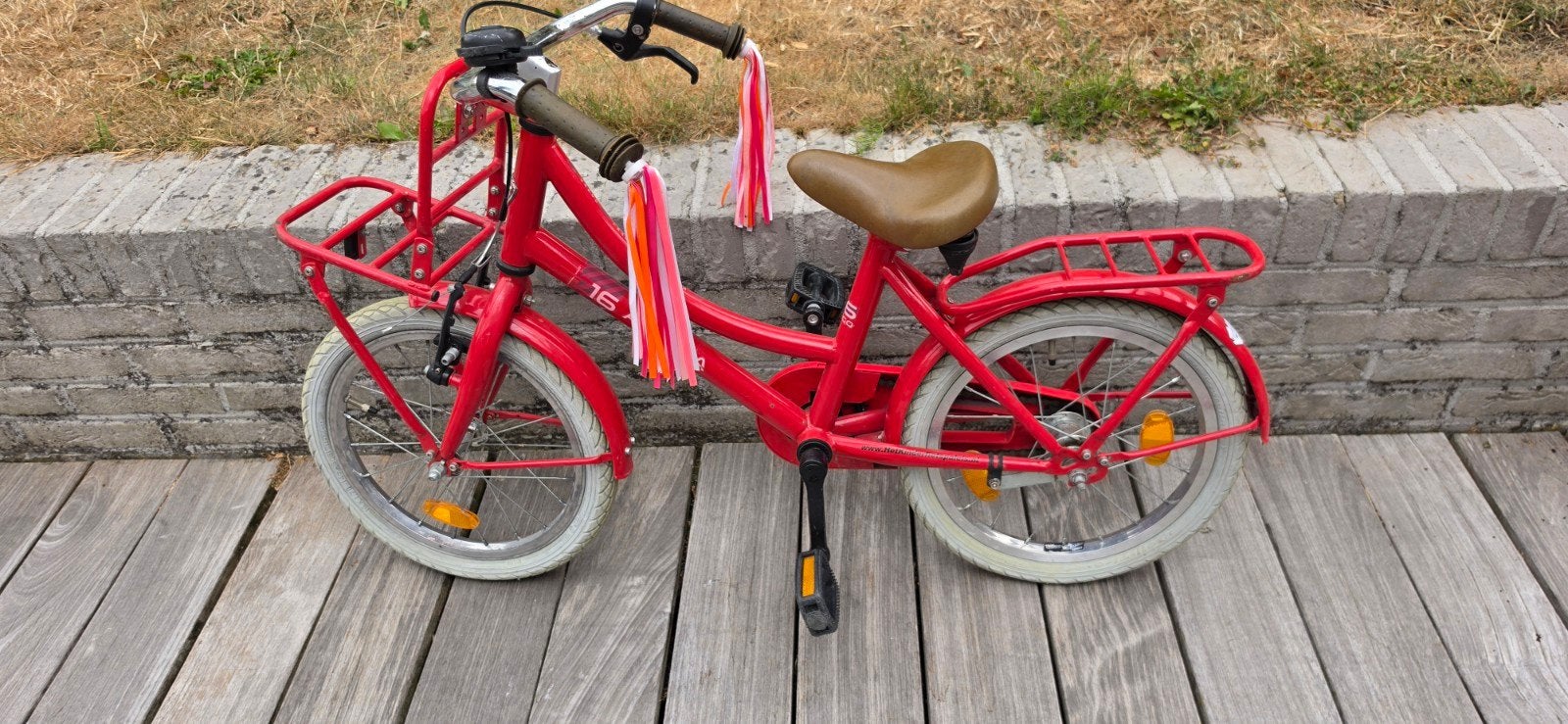 kinderfiets, Ophalen