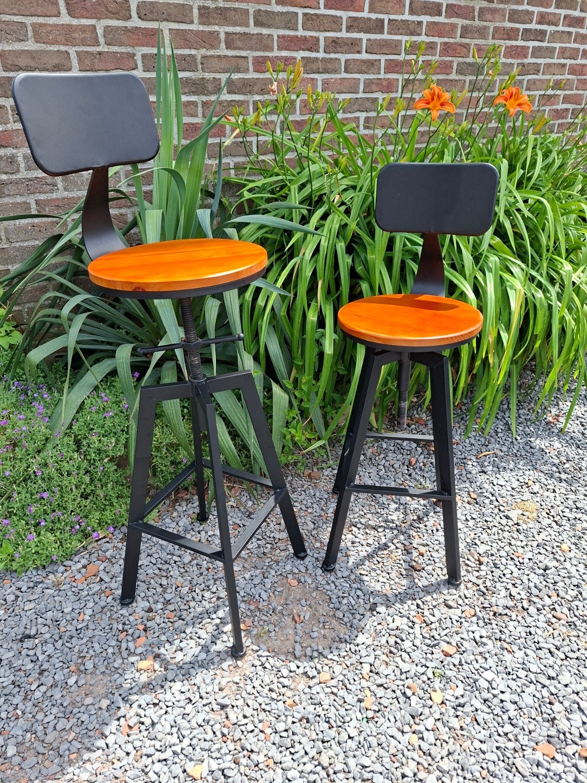 Lot de 2 tabourets chaises de bar., Maison & Meubles, Tabourets de bar, 2 tabourets, Enlèvement
