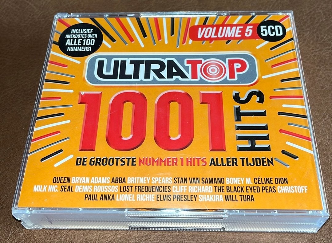 Ultratop - 1001 Hits Volume 5 - 5CD Box, Cd's en Dvd's, Cd's | Verzamelalbums, Ophalen of Verzenden, Zo goed als nieuw