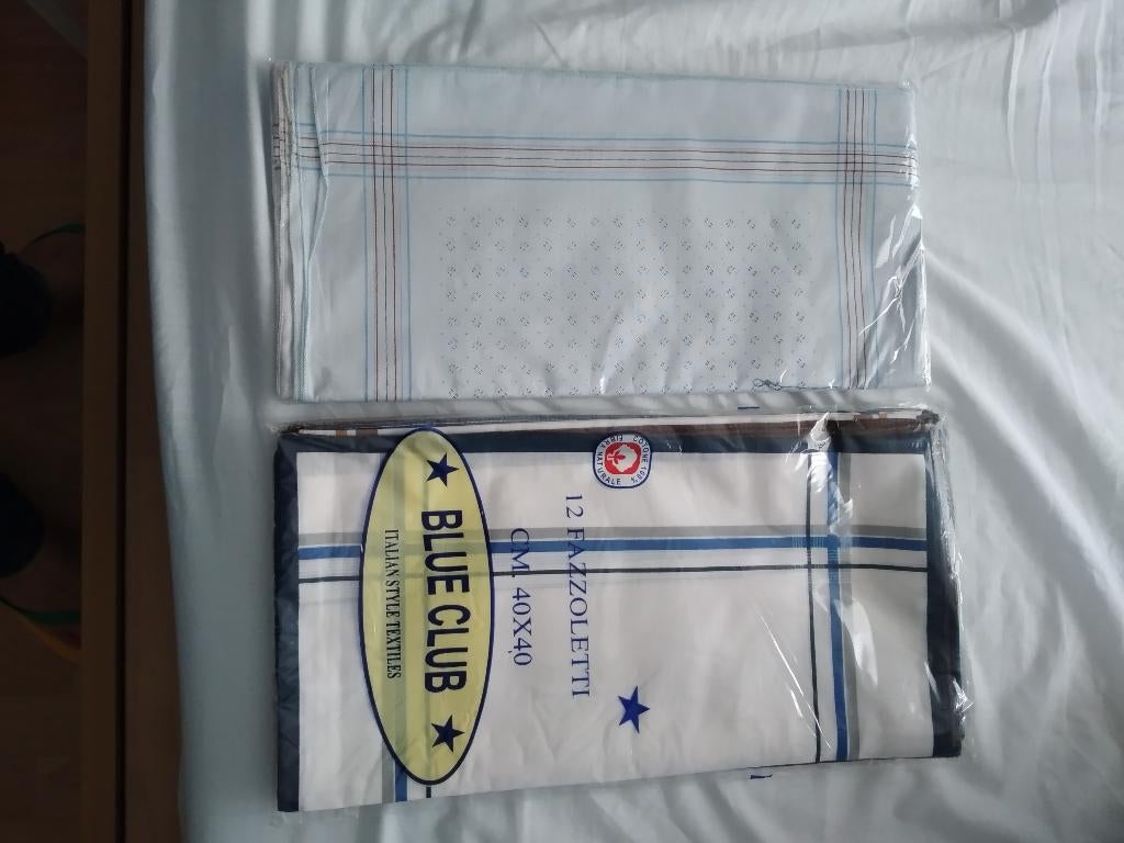 katoenen zakdoek, Ophalen