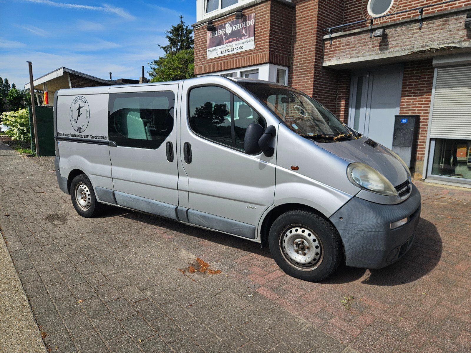 Vivaro 2.0 diesel  jaar 2003 dubbelkabin, Bedrijf, Te koop, Opel, Handgeschakeld