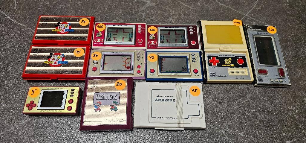 Collection Game & Watch Nintendo, Consoles de jeu & Jeux vidéo, Jeux | Nintendo Game Boy, Utilisé, Enlèvement ou Envoi