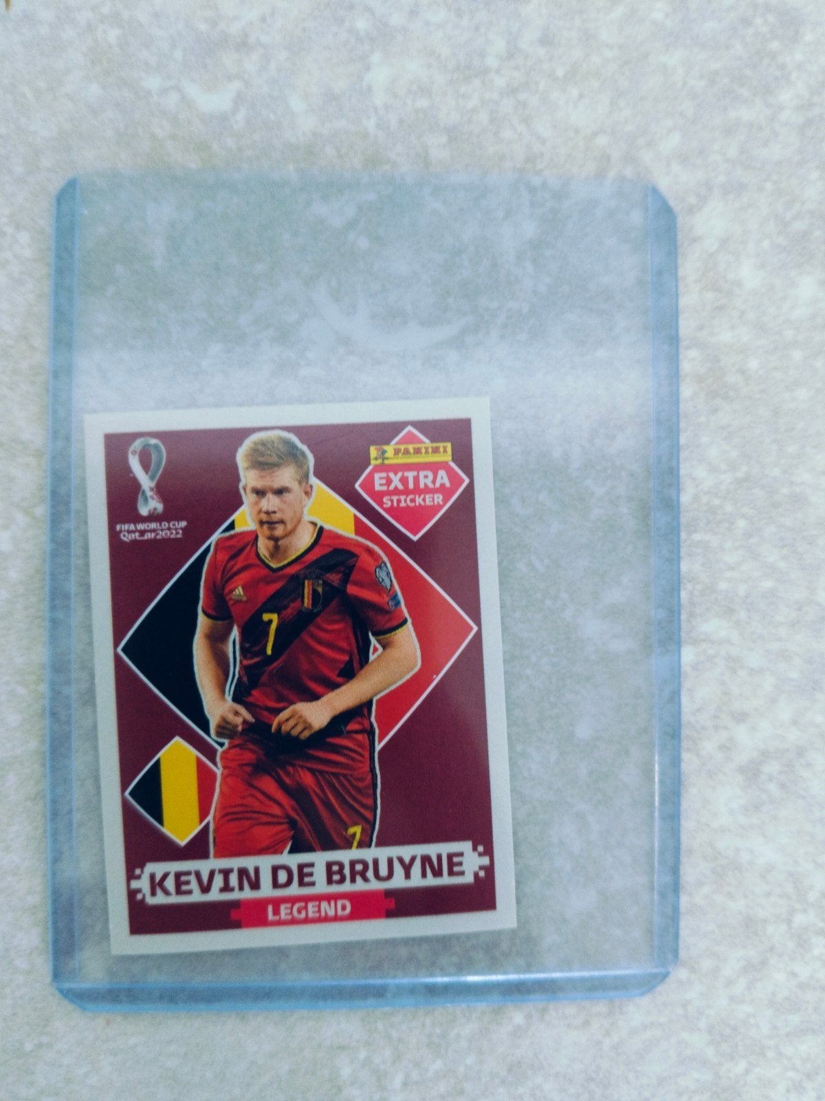 Panini extra sticker Qatar Kevin de Bruyne België, Envoi, Autocollant