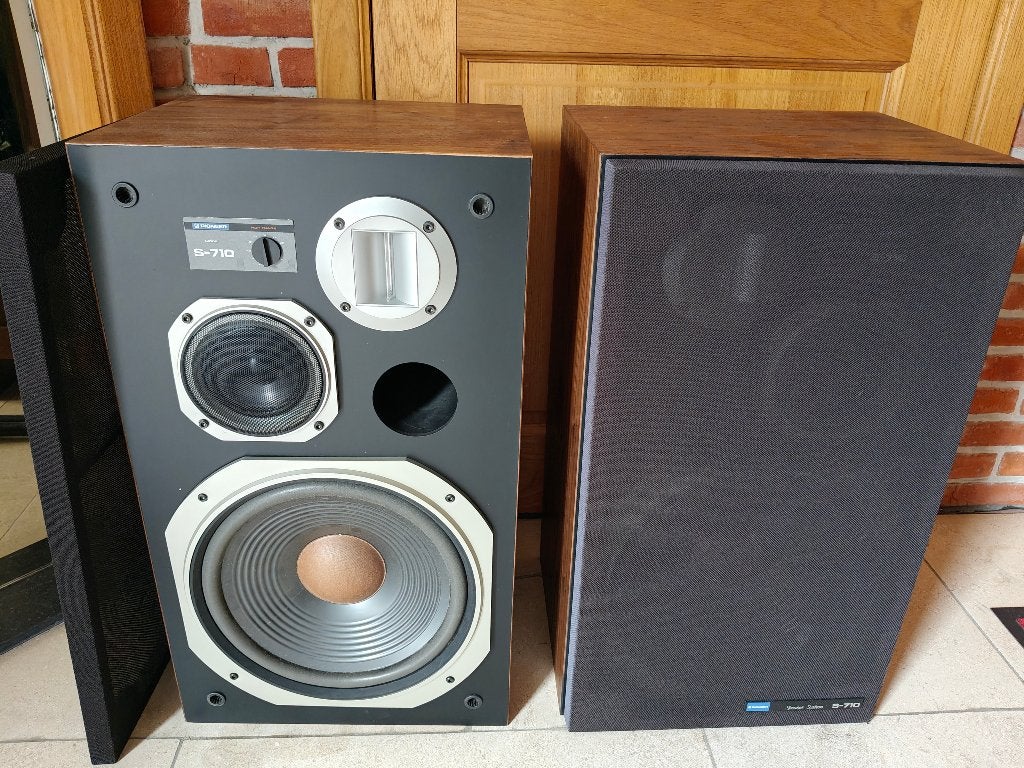 Pioneer S710, gereviseerd, echt houtfineer, TOP geluid, Ophalen, Stereo speakers, 120 tot 150 watt, Refurbished