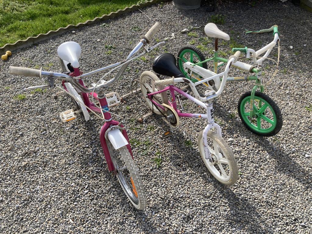 BMX Ancien BMX lot Année 1990, Fietsen en Brommers, Ophalen, Staal, MBK, 16 tot 20 inch