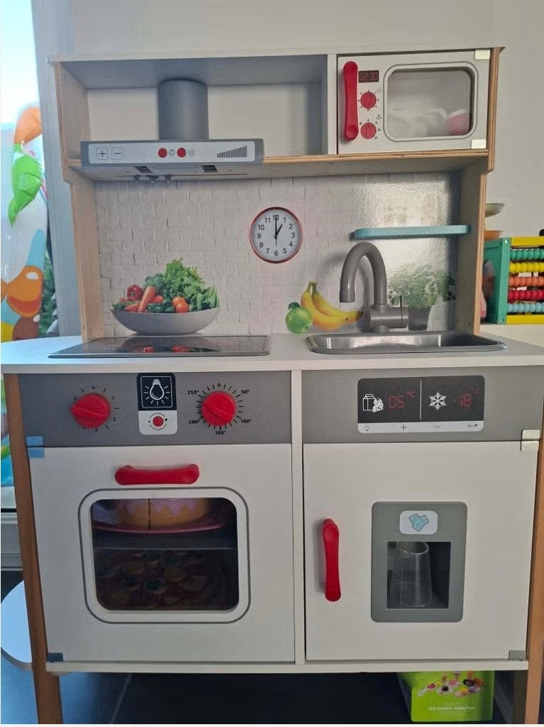 mooi speelgoedkeukentje in goede staat, Ophalen, Gebruikt, Hout, Speelkeuken