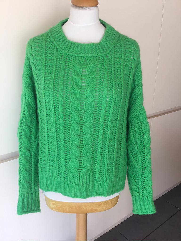Marccain, Marc Cain groene trui ruime 4 (40/42) 399€ nieuw., Enlèvement ou Envoi, Comme neuf, Taille 38/40 (M), Vert