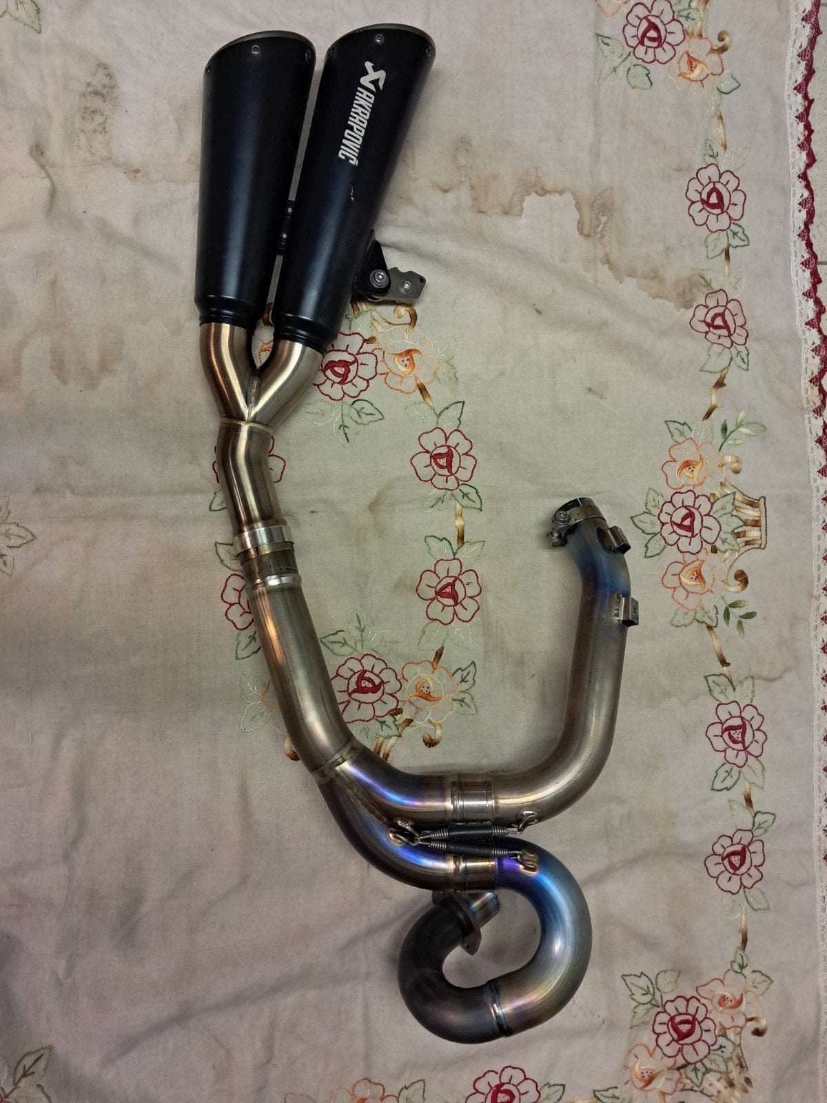 ligne en titane Akrapovic pour Ducati Scrambler, Motos, Enlèvement