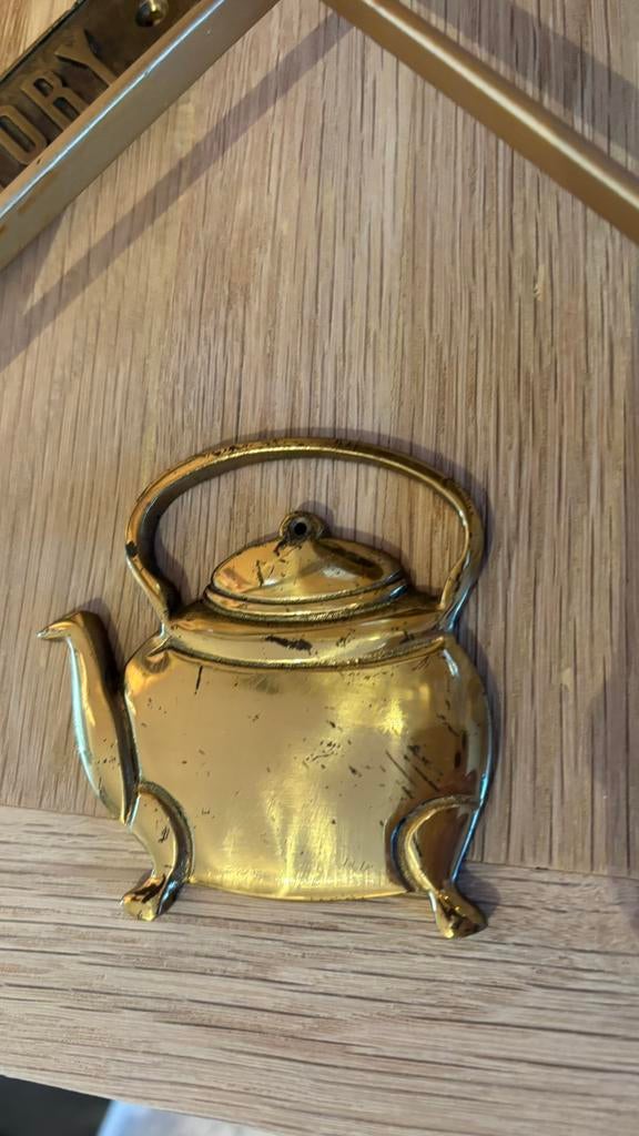 Keuken bordje (deur)  vintage, Ophalen