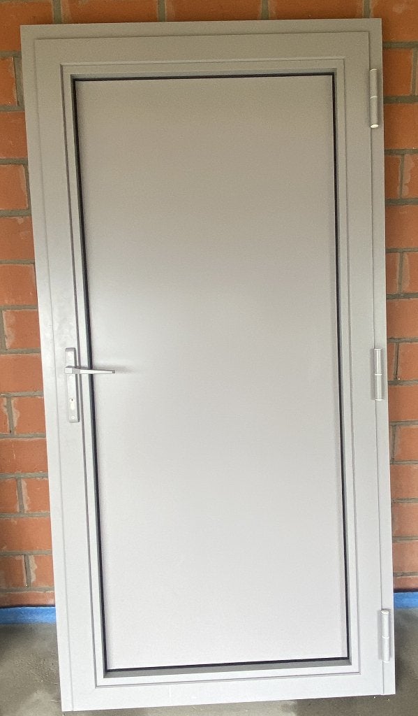 deuren en ramen, Gebruikt, Buitendeur, Metaal, 200 tot 215 cm
