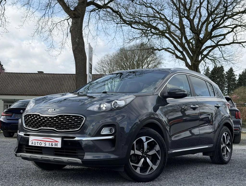 Kia Sportage 1.6 Benzine Autom. 2020 Pano Leder Camera Garan, Argent ou Gris, Achat, Entreprise, Commande vocale