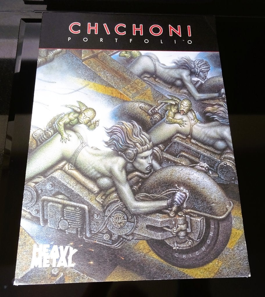 Portfolio CHICHONI  Hevy Metal -  limited edition, Boeken, Ophalen of Verzenden