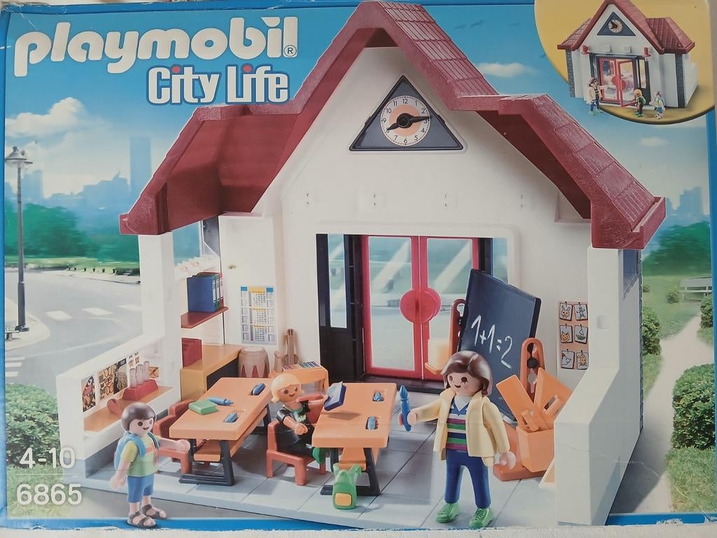 Playmobil city life 6865 school, Kinderen en Baby's, Ophalen, Complete set